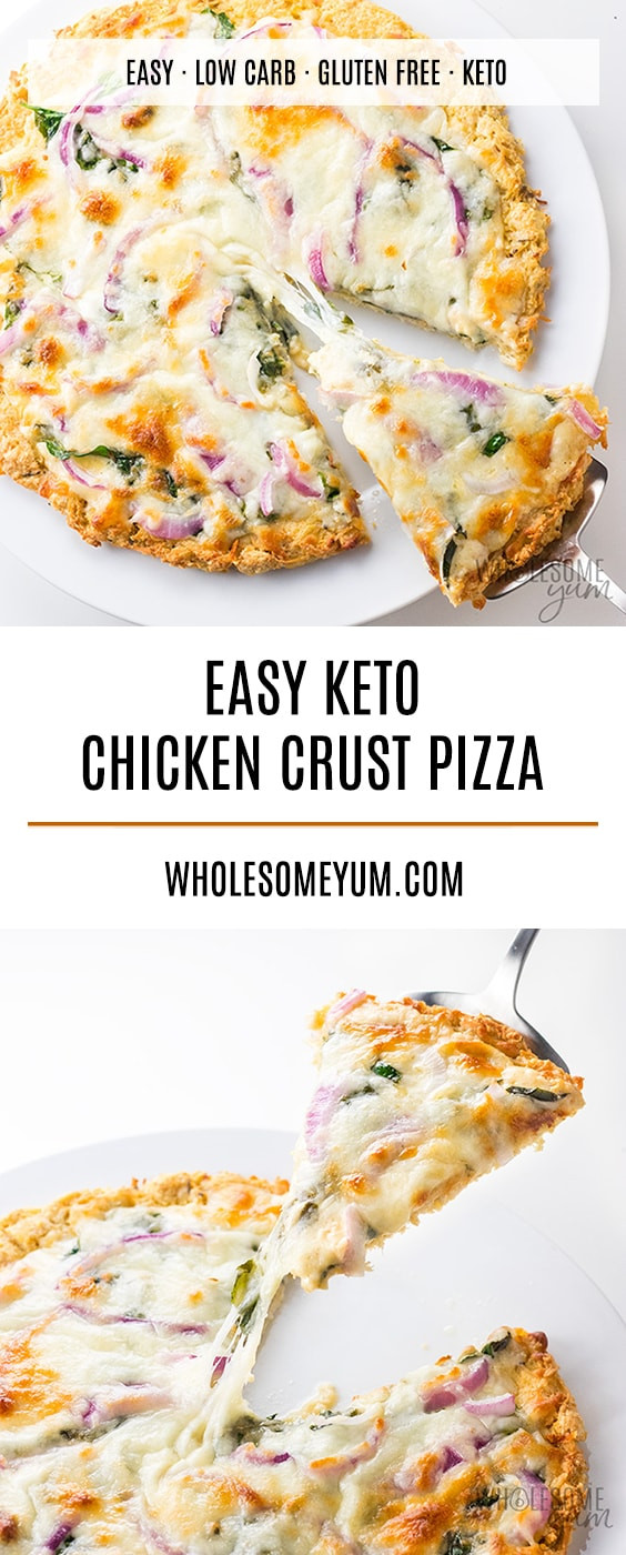 Keto Pizza Chicken Crust
 Low Carb Keto Chicken Crust Pizza Recipe