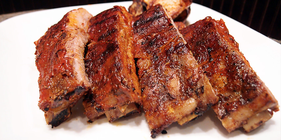 Keto Pork Ribs
 Pork Loin Ribs with Keto BBQ Sauce
