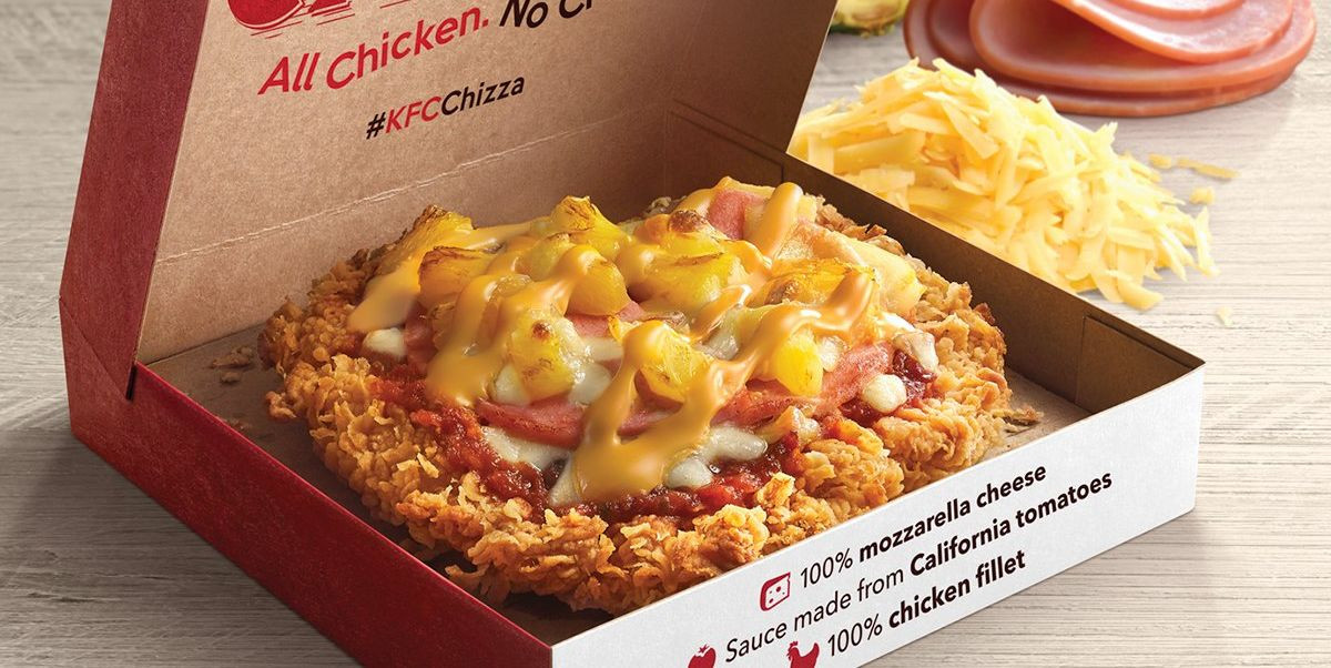 Kfc Chicken Pizza
 Holy Sh t KFC Is Now Making Fried Chicken Pizza