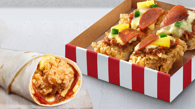 Kfc Chicken Pizza
 Two Chicken Pizza bos Are ficially Back KFC s Menu