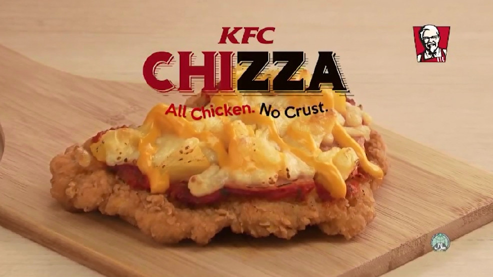 Kfc Chicken Pizza
 KFC introduces a chicken pizza called chizza