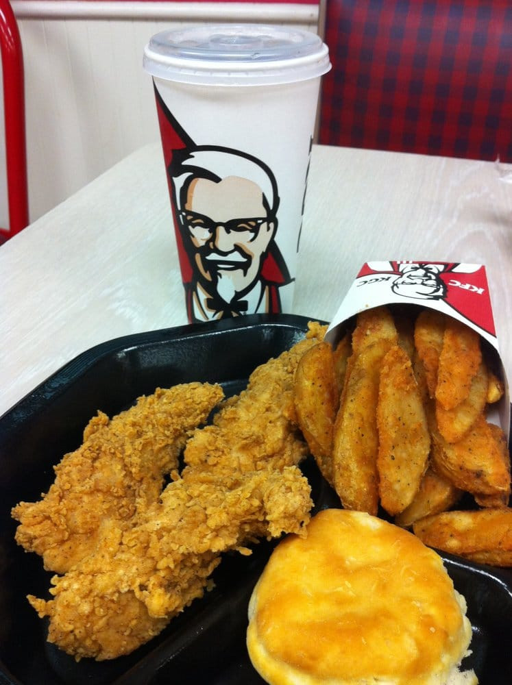Kfc Chicken Tenders
 $5 KFC Meal Chicken Tenders Fries Biscuit and Drink Yelp