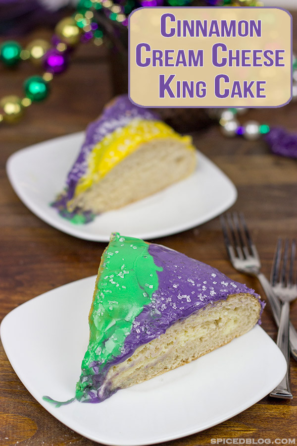 King Cake Recipe Cream Cheese
 Cinnamon Cream Cheese King Cake