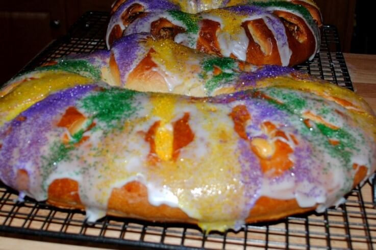 King Cake Recipe Cream Cheese
 King Cake with Cream Cheese Filling Recipe from CDKitchen