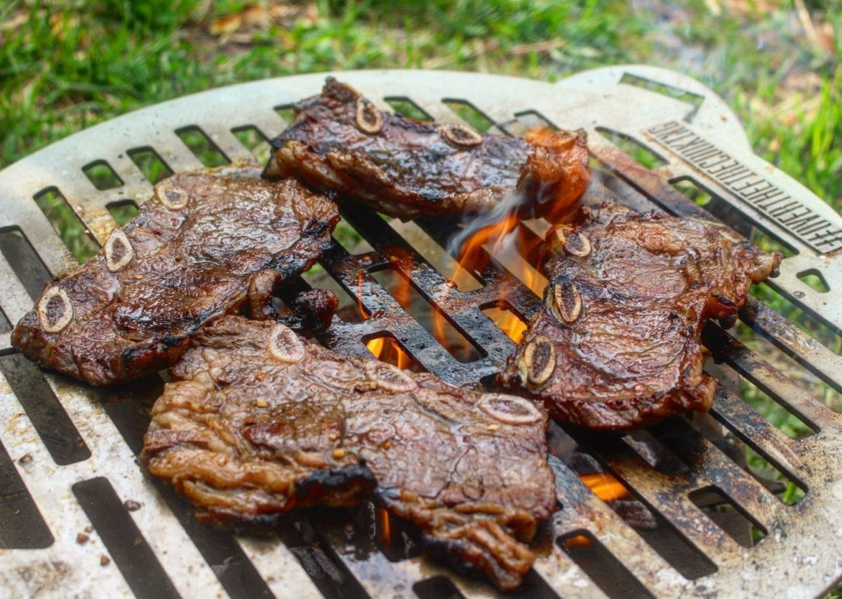 Korean Bbq Ribs Recipes
 Grilled Korean BBQ Short Ribs Over The Fire Cooking