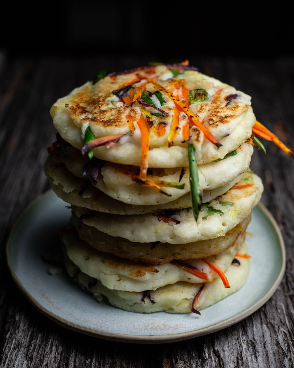 Korean Vegan Recipes
 Savory Pancakes – Gluten Free – The Korean Vegan