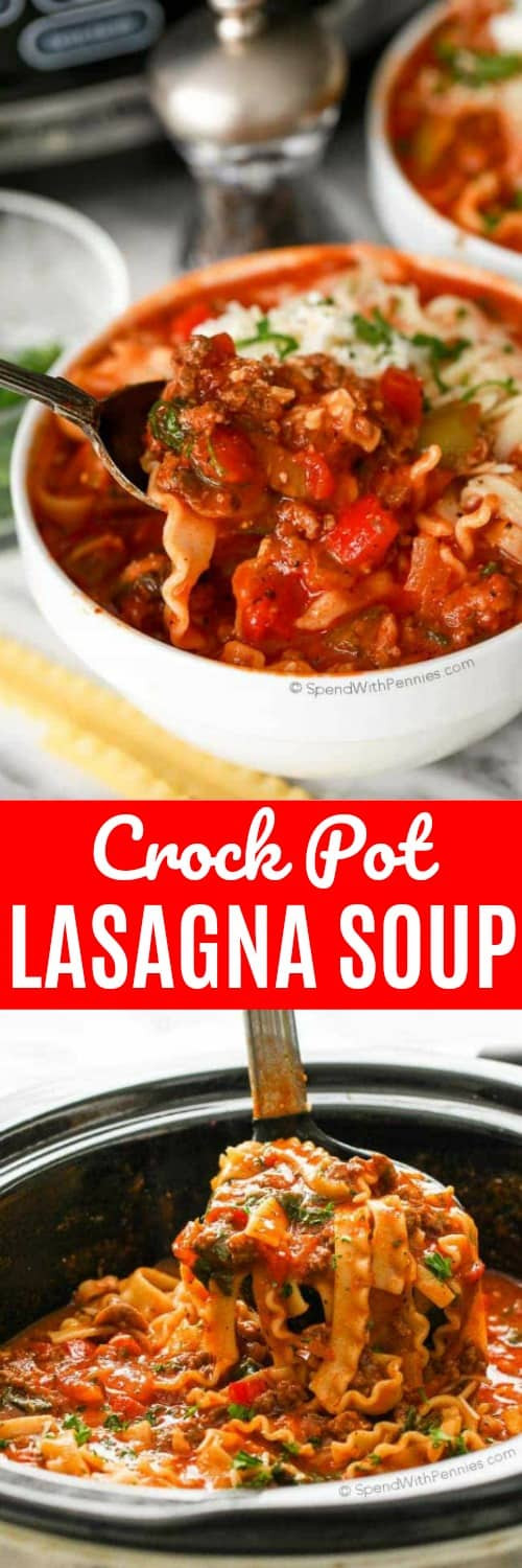 Lasagna Soup Crockpot
 CrockPot Lasagna Soup Cheesy & Delicious Spend With