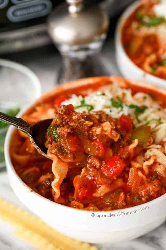 Lasagna Soup Crockpot
 CrockPot Lasagna Soup Cheesy & Delicious Spend With