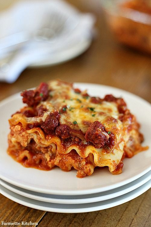 Lasagna Without Ricotta Or Cottage Cheese
 Easy Meat Lasagna Recipe