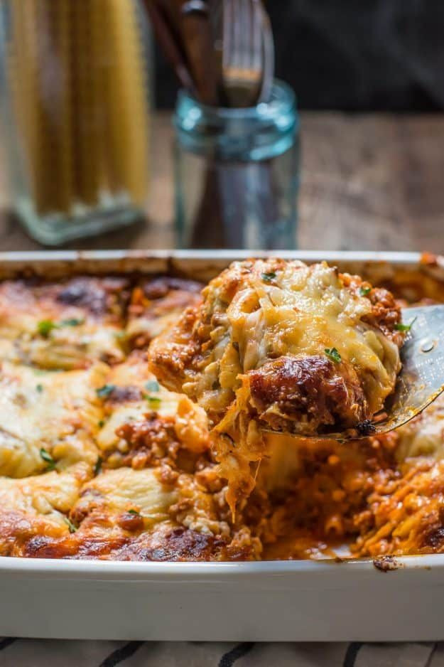 Lasagna Without Ricotta Or Cottage Cheese
 Even cottage cheese haters will LOVE this rich creamy