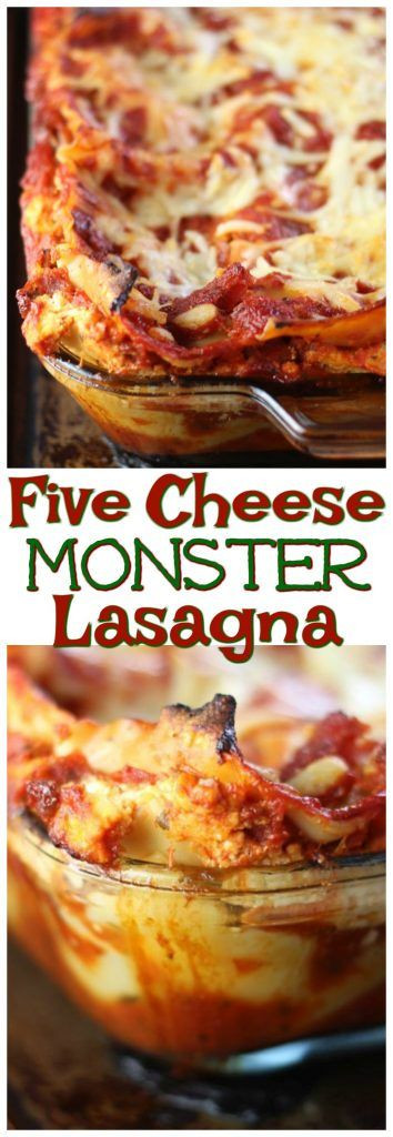 Lasagna Without Ricotta Or Cottage Cheese
 Five Cheese Lasagna