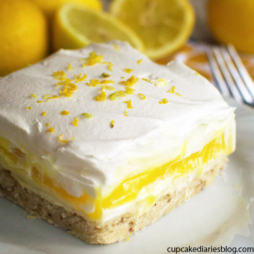 Layered Lemon Dessert
 Lemon Lush Dessert Recipe RecipeChart