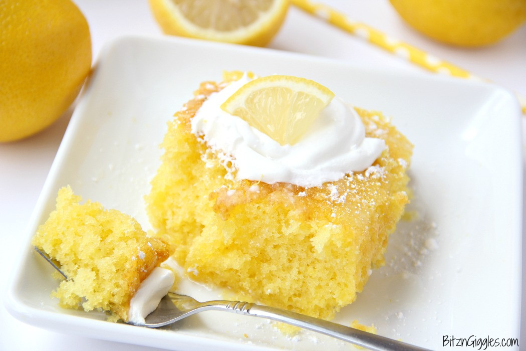 Lemon Jello Cake
 Lemon Jello Cake Bitz & Giggles