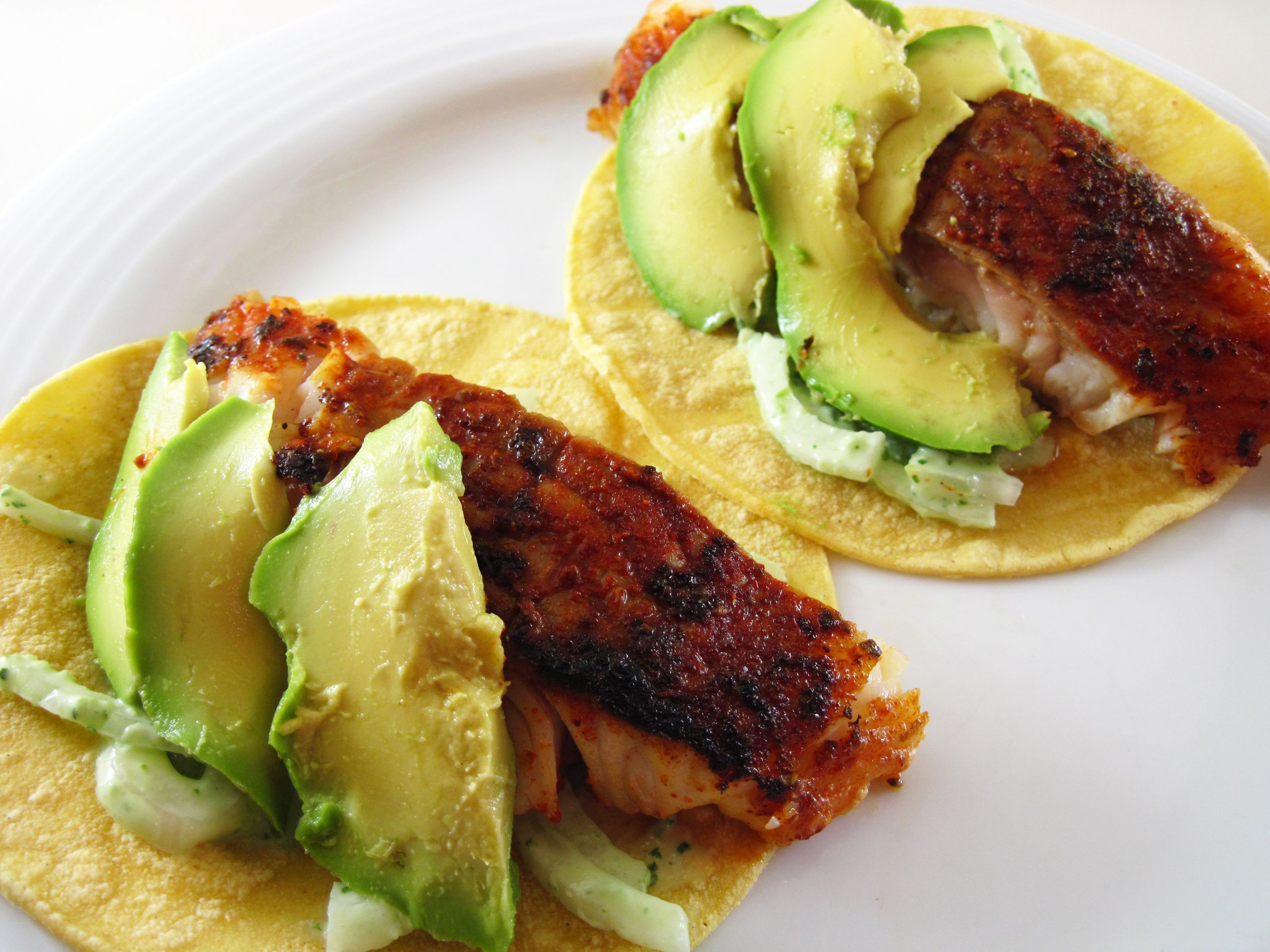 Ling Fish Recipes
 Blackened Fish Baja Tacos