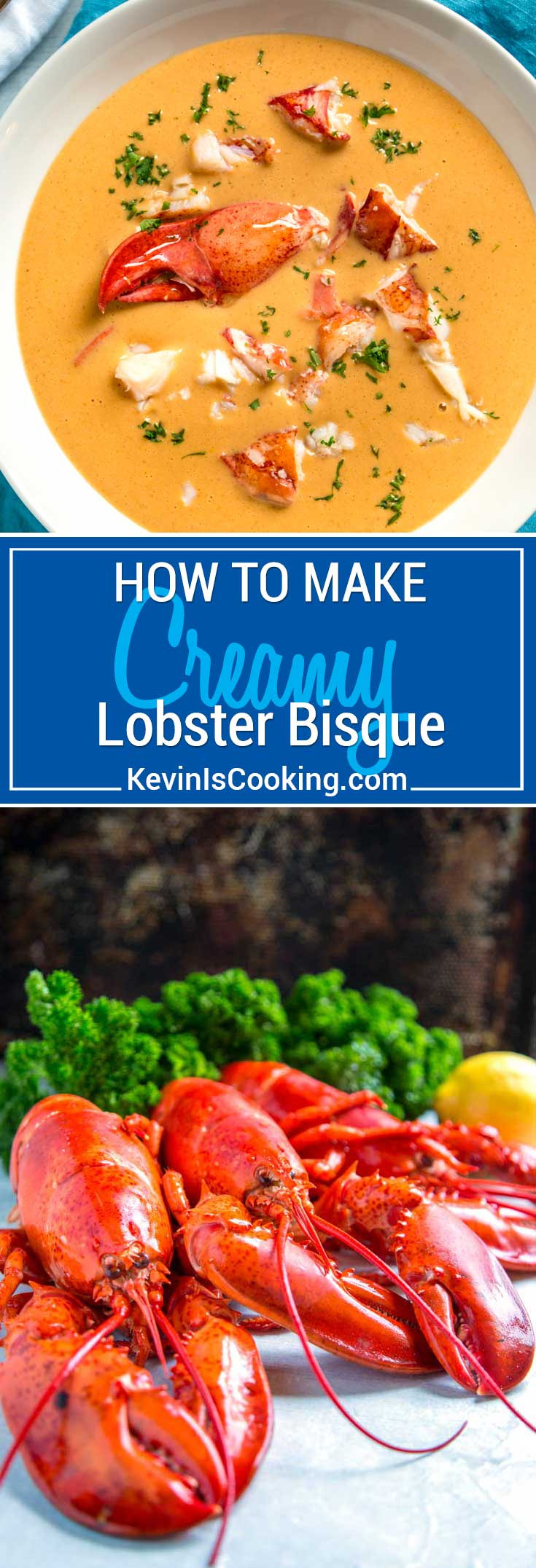 Lobster Bisque Soup Recipe
 Creamy Lobster Bisque Recipe Kevin Is Cooking