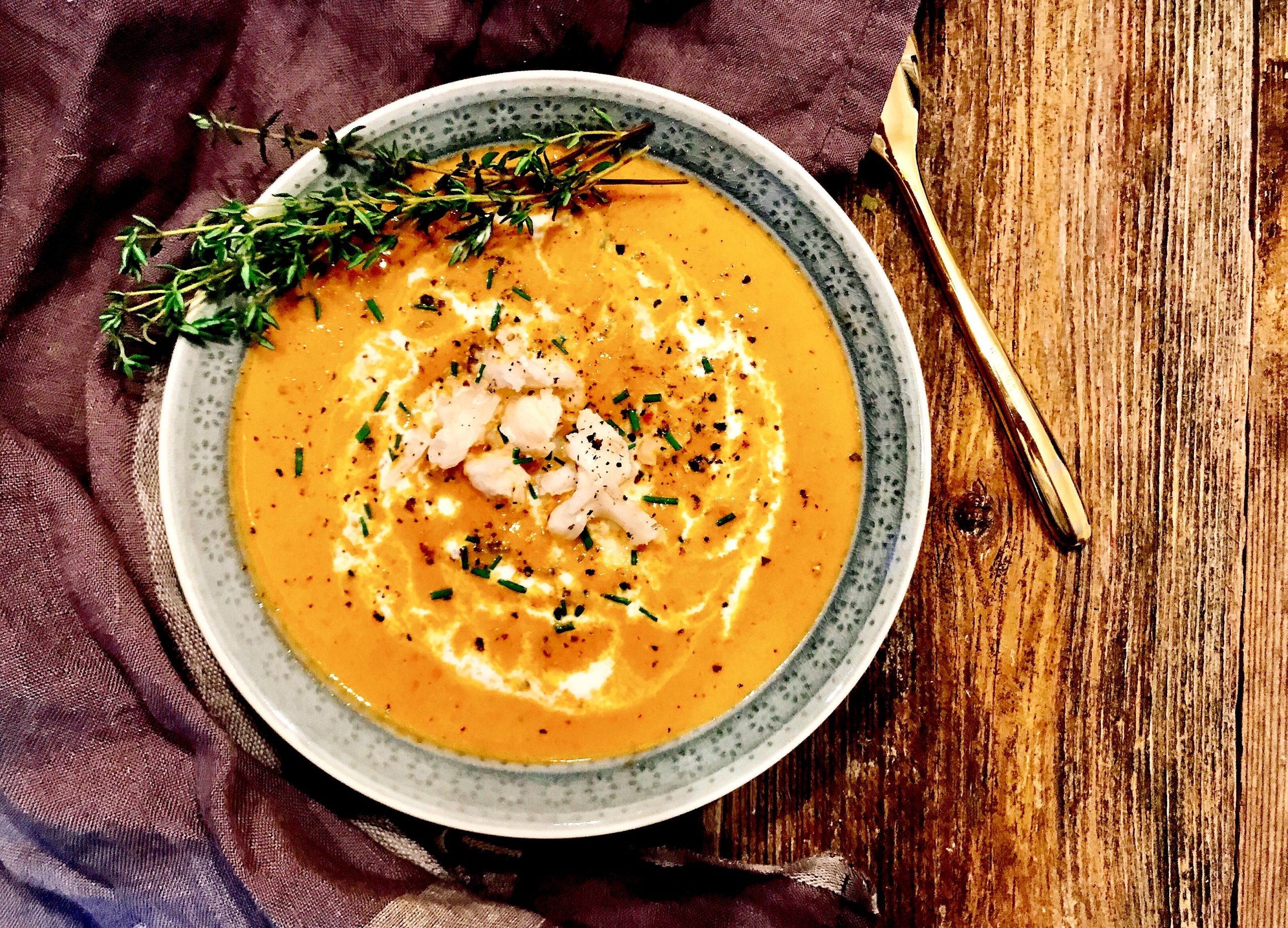 Lobster Bisque Soup Recipe
 Creamy Lobster Bisque with Sherry and Thyme A Hint of Wine