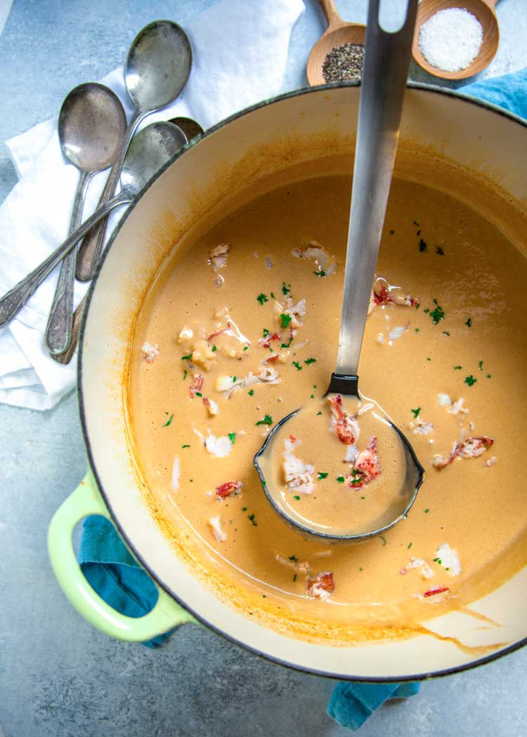 Lobster Bisque Soup Recipe
 Creamy Lobster Bisque Recipe Kevin Is Cooking