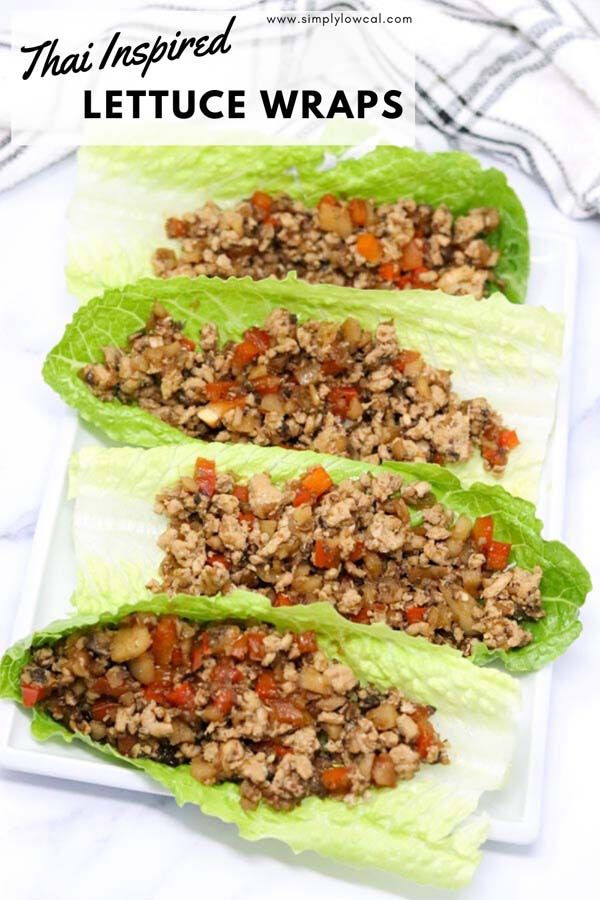 Low Calorie Appetizer Recipes
 Thai Inspired Lettuce Wraps in 2020