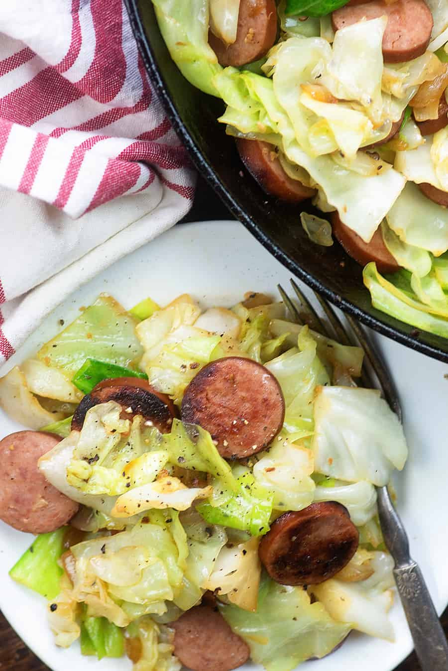Low Calorie Cabbage Recipes
 Smoked Sausage Fried Cabbage