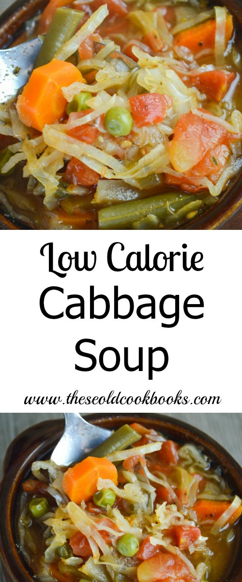 Low Calorie Chicken Soup Recipes
 Healthy Low Calorie Cabbage Soup with Ve ables