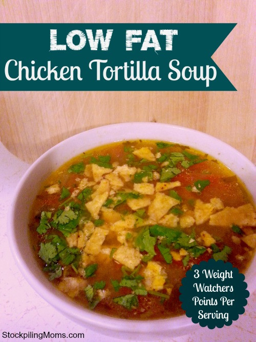 Low Calorie Chicken Soup Recipes
 Low Fat Chicken Tortilla Soup