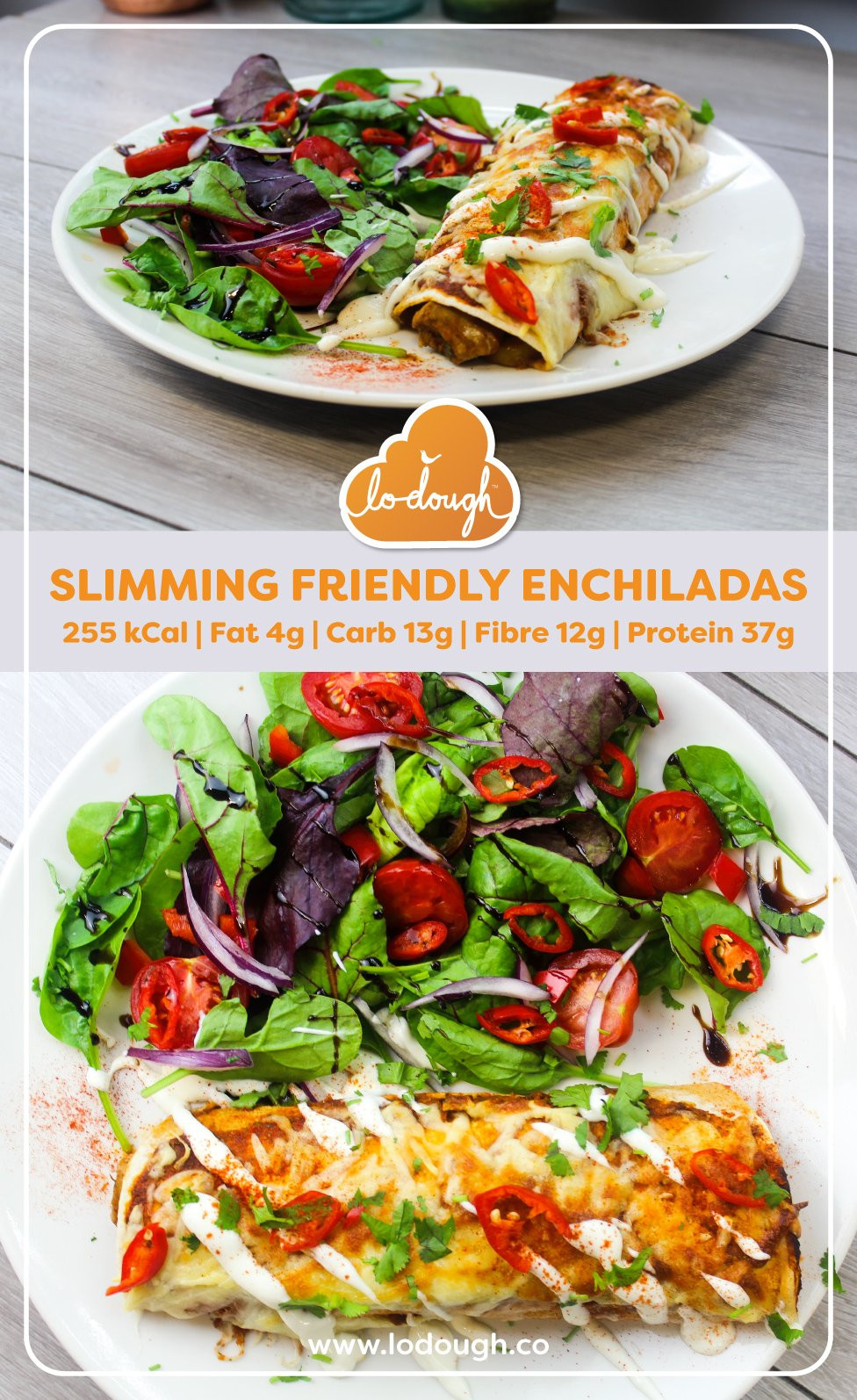 Low Calorie Enchiladas
 Slimming Friendly Enchiladas