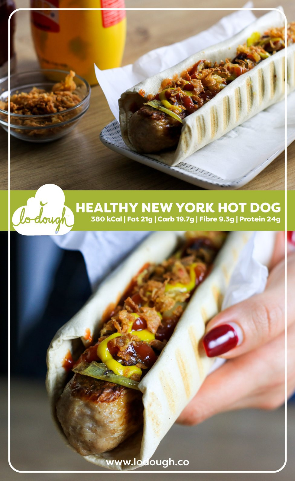 Low Calorie Hot Dogs
 Healthy New York Hot Dog