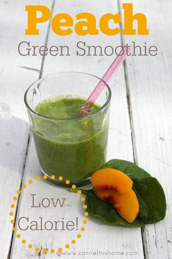 Low Calorie Peach Recipes
 Low Calorie Peach Green Smoothie Recipe