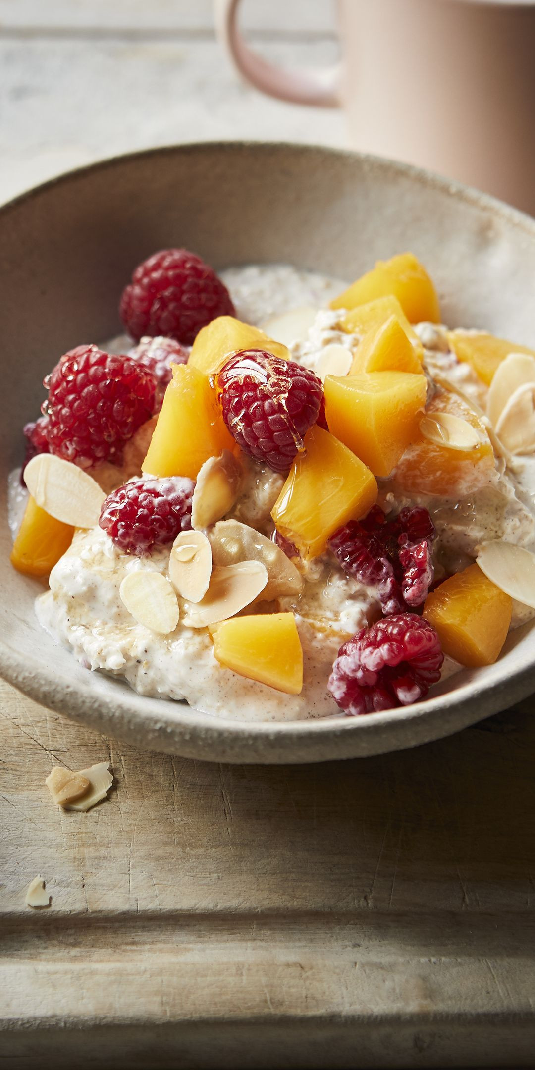 Low Calorie Peach Recipes
 Peach melba overnight oats Recipe in 2020