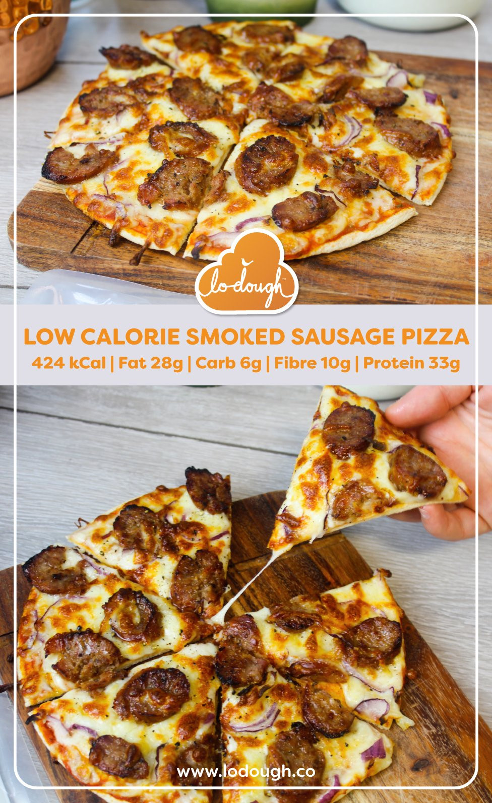 Low Calorie Pizza Dough
 Smoked Sausage Pizza Low Calorie Pizza Recipes