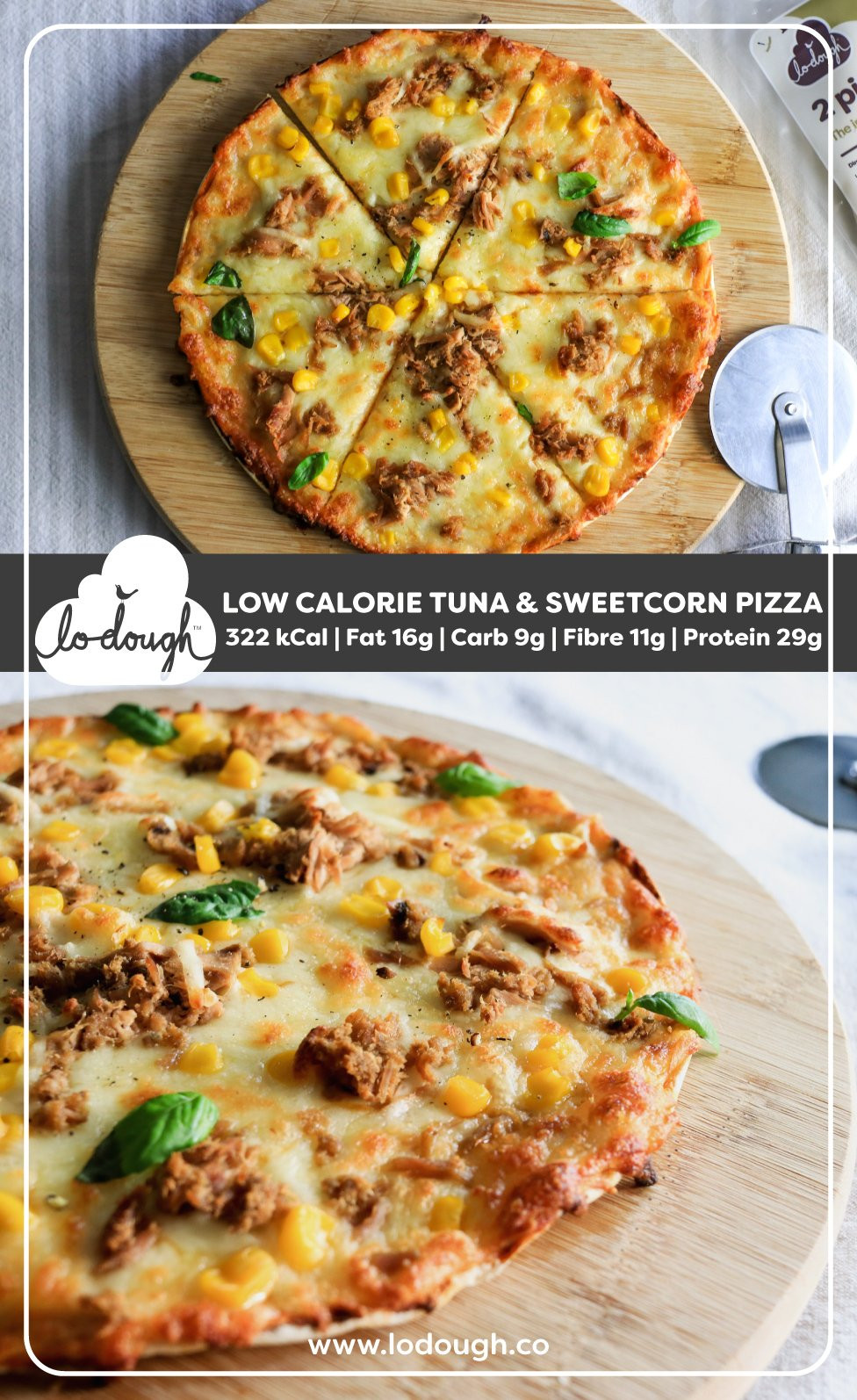 Low Calorie Pizza Dough Recipe
 Low Calorie Tuna & Sweetcorn Pizza