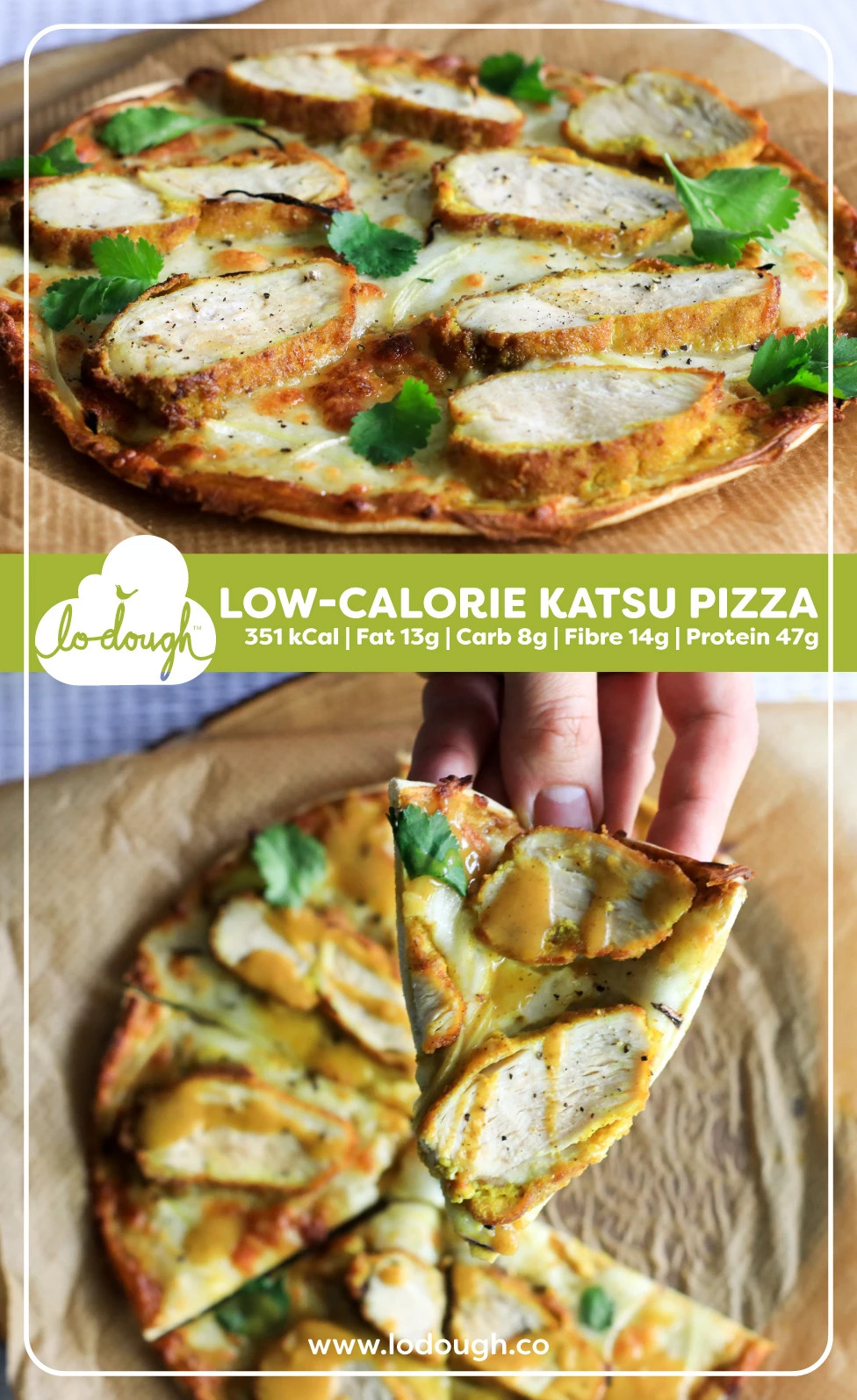 Low Calorie Pizza Dough Recipe
 Low Calorie Katsu Pizza