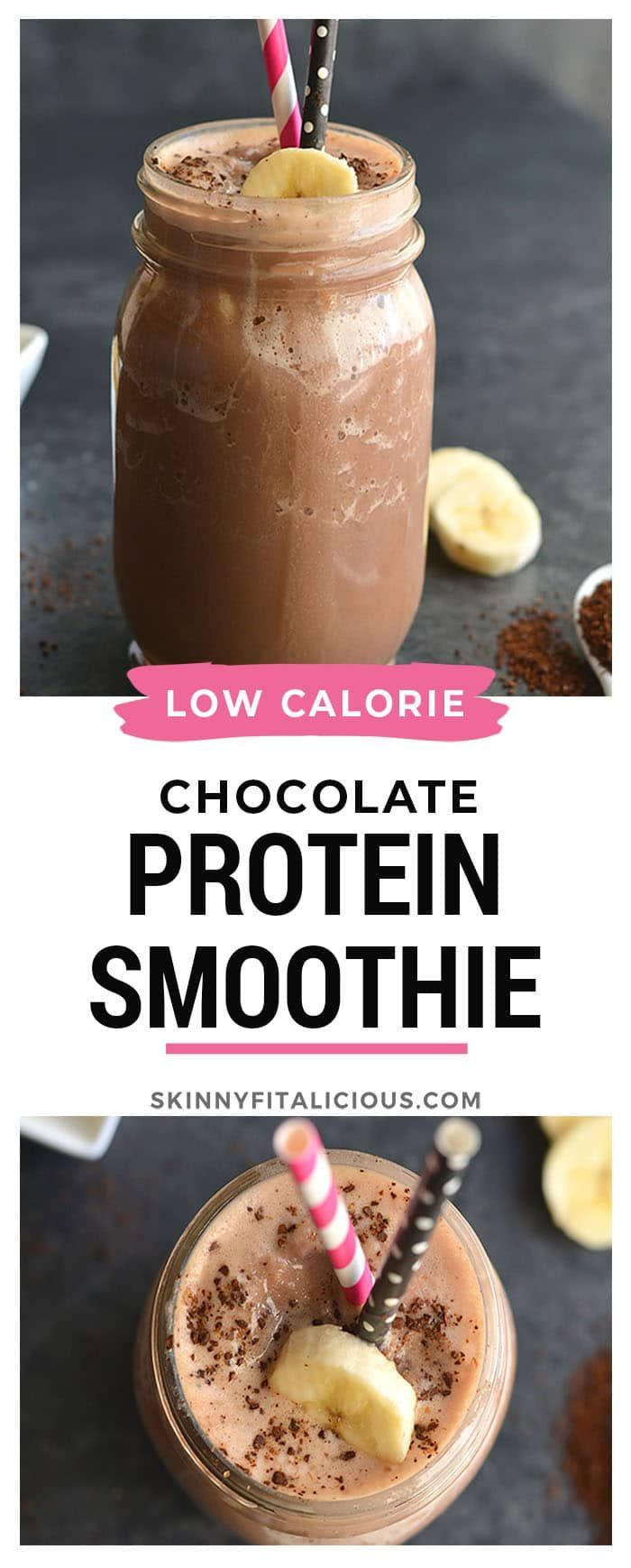 Low Calorie Protein Smoothies
 Chocolate Protein Smoothie in 2020