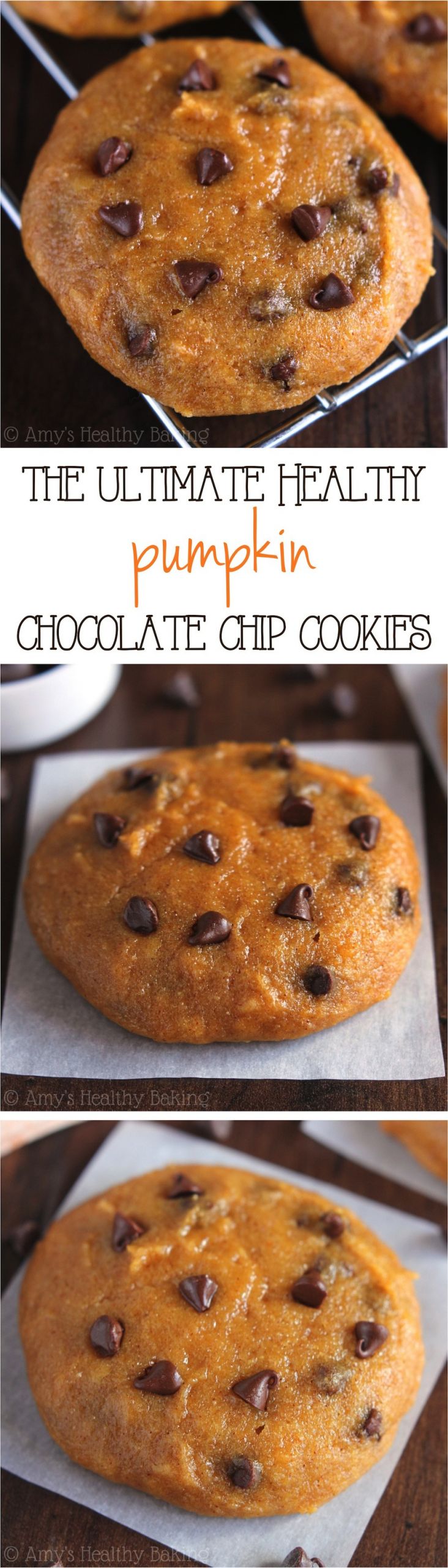 Low Calorie Pumpkin Cookies
 Ultimate Healthy Soft & Chewy Pumpkin Chocolate Chip