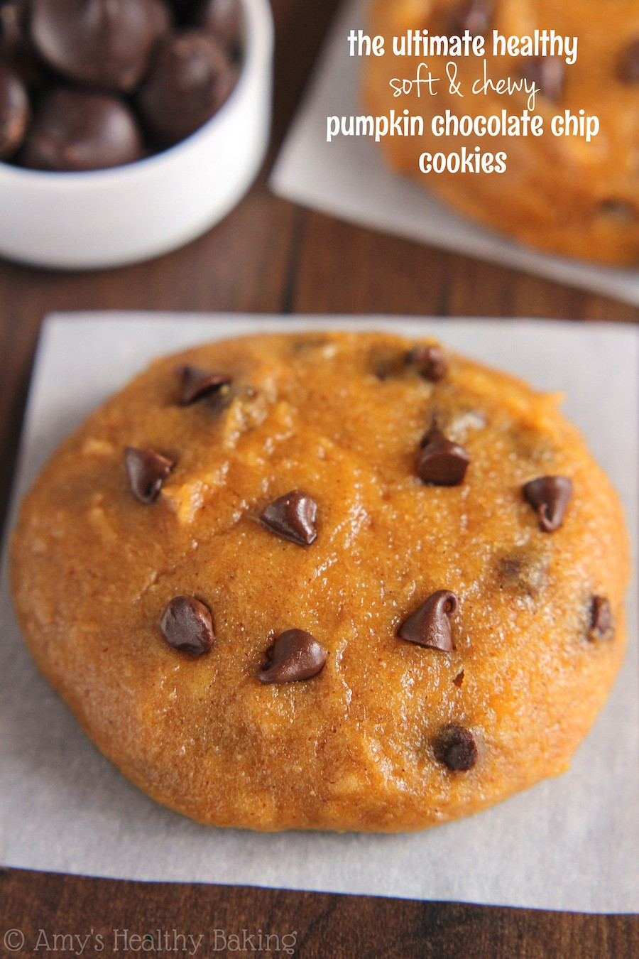 Low Calorie Pumpkin Cookies
 Ultimate Healthy Soft & Chewy Pumpkin Chocolate Chip