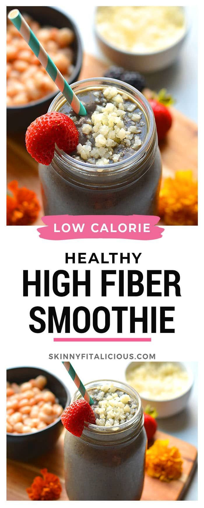 Low Calorie Smoothies Recipes For Weight Loss
 High Fiber Protein Smoothie in 2020