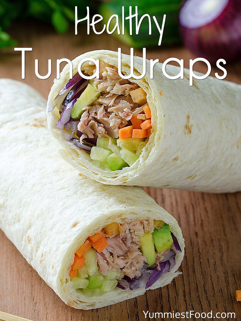 Low Calorie Wraps Recipes
 Healthy Tuna Wraps Recipe from Yummiest Food Cookbook