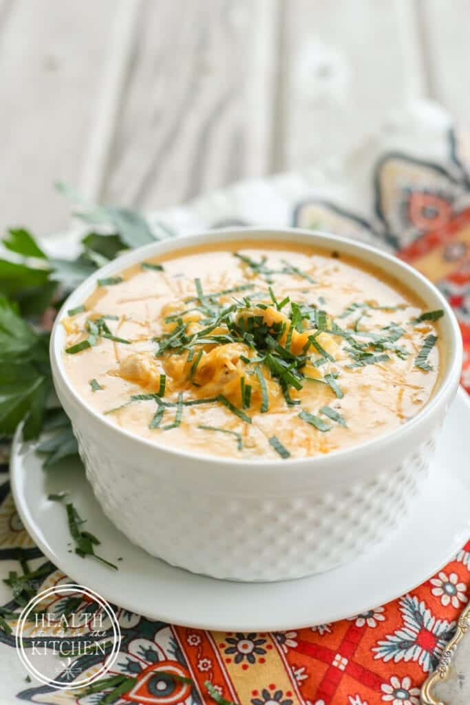 Low Carb Buffalo Chicken Soup
 Low Carb Pressure Cooker Buffalo Chicken Soup