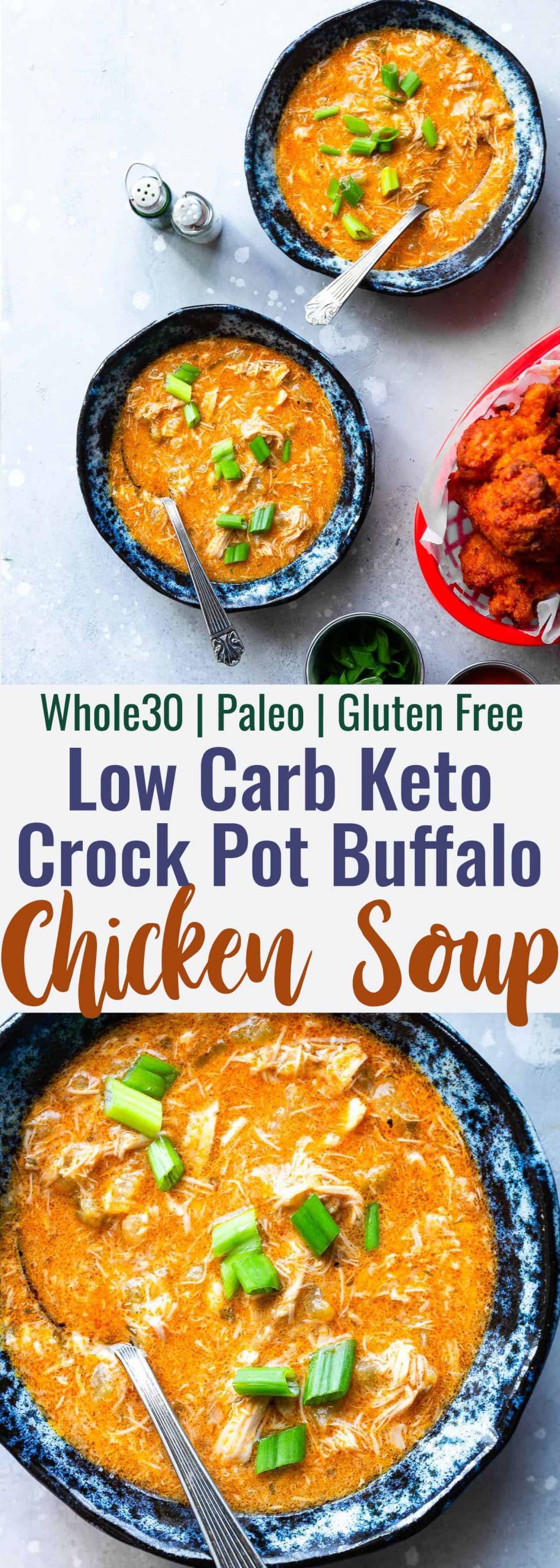 Low Carb Buffalo Chicken Soup
 Crock Pot Low Carb Buffalo Chicken Soup