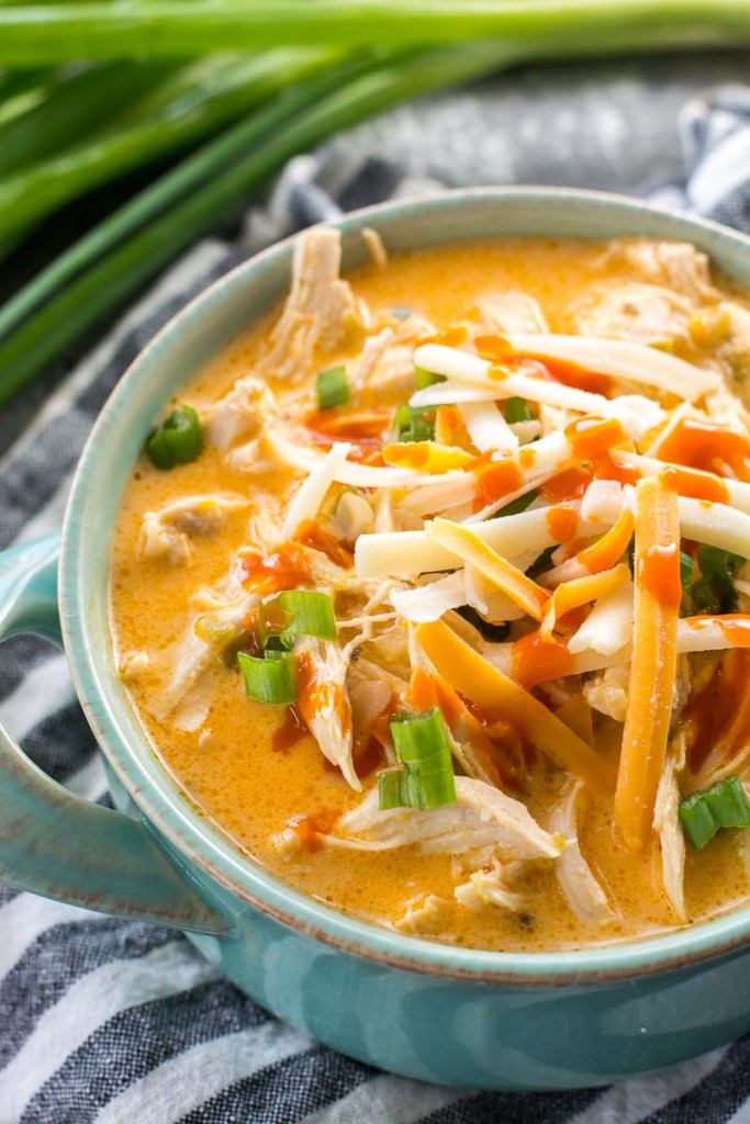 Low Carb Buffalo Chicken Soup
 Instant Pot Buffalo Chicken Soup keto low carb The