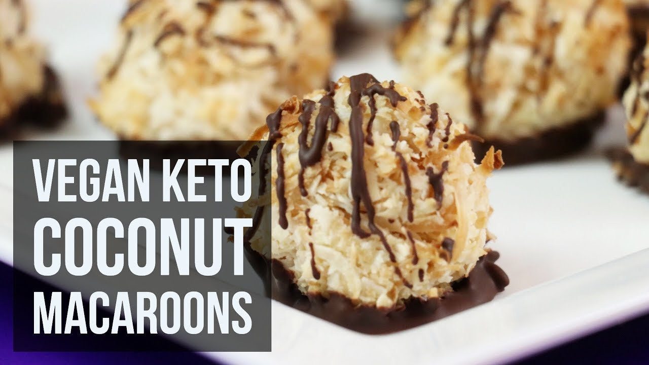 Low Carb Desserts
 Vegan Keto Coconut Macaroons