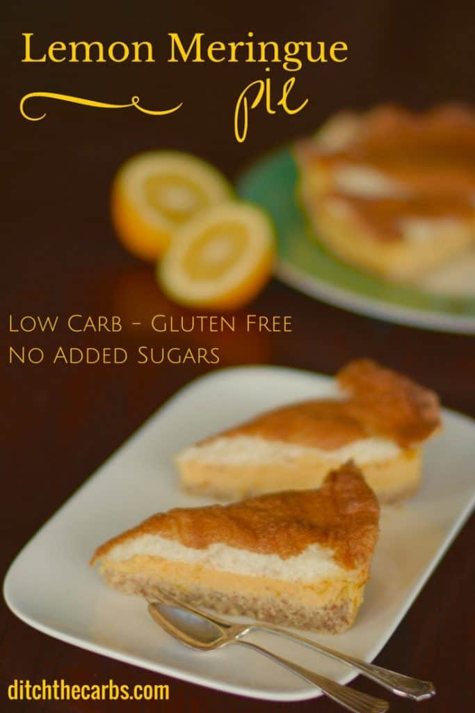 Low Carb Lemon Meringue Pie
 EASY Low Carb Lemon Meringue Pies — 3 3g net carbs SUGAR
