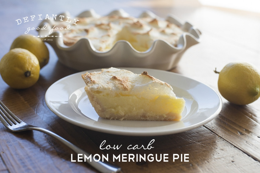 Low Carb Lemon Meringue Pie
 Low Carb Lemon Meringue Pie Gluten Free Sugar Free