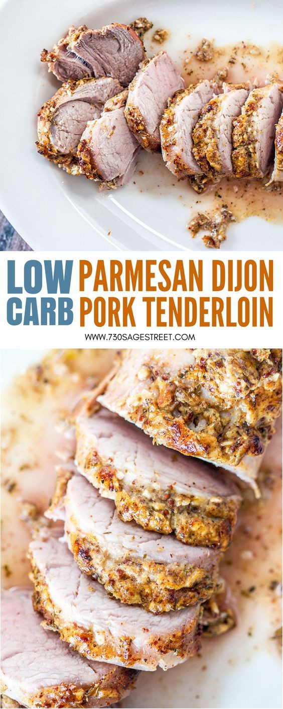 Low Carb Pork Loin Recipes
 Low Carb Parmesan Dijon Pork Tenderloin