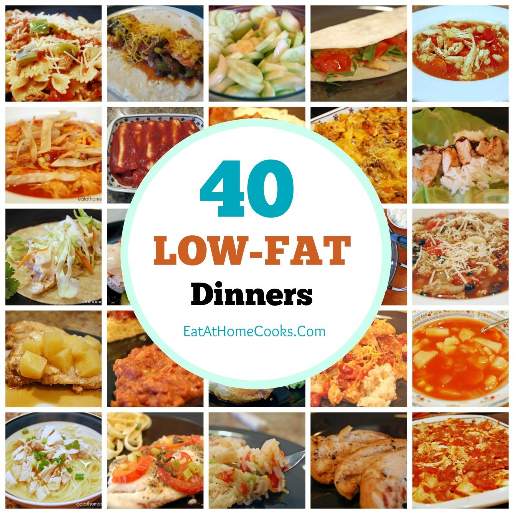 Low Cholesterol Recipes
 My Big Fat List of 40 Low Fat Recipes Eat at Home