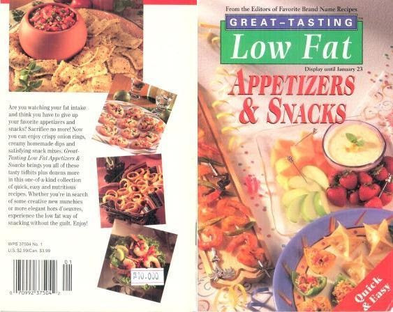 Low Fat Appetizers
 my baking bookshelf Low Fat Appertizers and Snacks