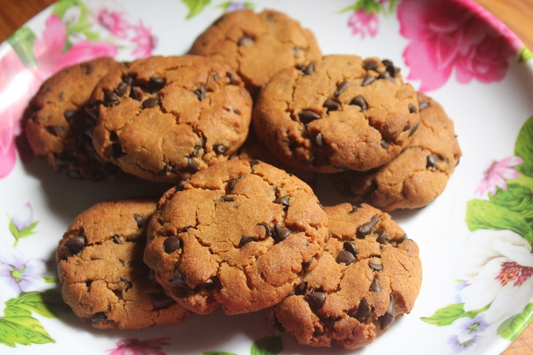 Low Fat Cookie Recipes
 Low Fat Chocolate Chip Cookies Recipe Eggless Healthy