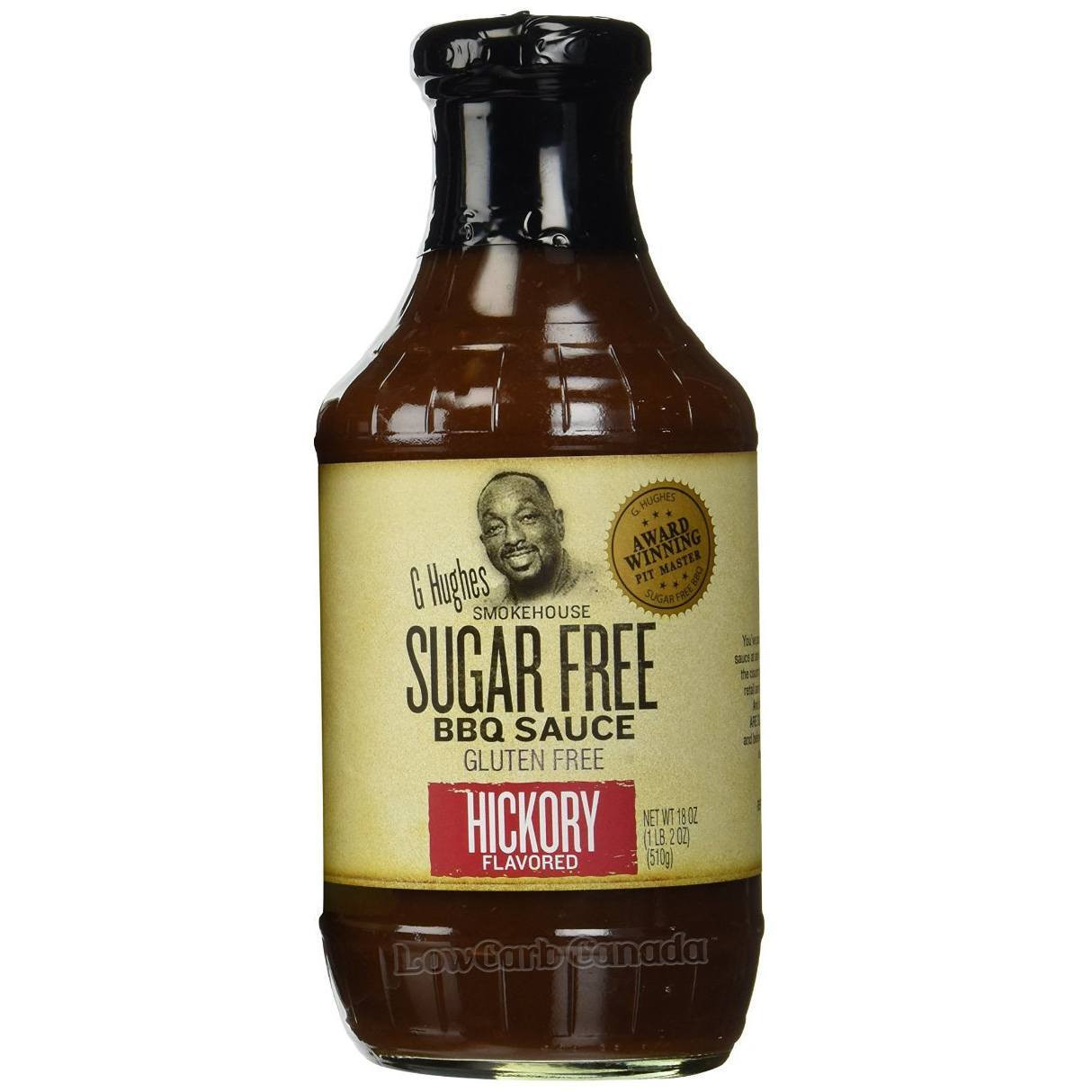Low Sugar Bbq Sauce
 G Hughes Smokehouse Sugar Free BBQ Sauce Hickory 18