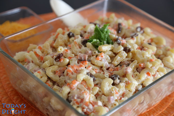 Macaroni Salad Filipino Style
 Filipino Chicken Macaroni Salad Recipe Today s Delight