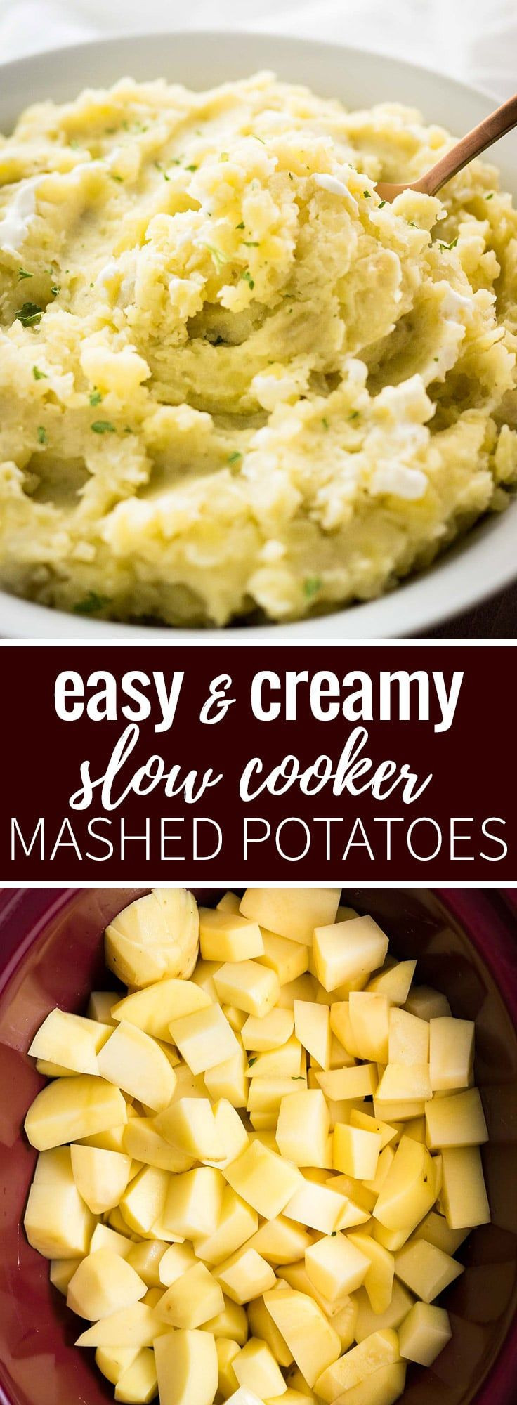 Make Ahead Crock Pot Mashed Potatoes
 This Creamy Crock Pot Mashed Potatoes Recipe is SO easy